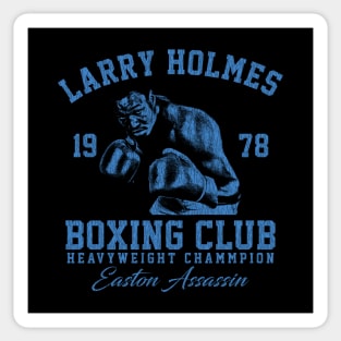 Boxing Club Larry Holmes Blue Sticker